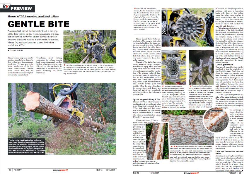 V-TEC-artikkel i Koneviesti-magasinet