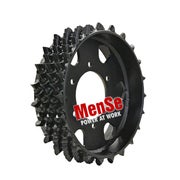 Aggressiivinen ter&auml;ssy&ouml;tt&ouml;rulla 22x24 John Deere H480C (Poclain) harvesterikouraan