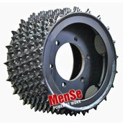 Aggressiivinen ter&auml;ssy&ouml;tt&ouml;rulla 20x24 Komatsu 360.2 harvesterikouraan